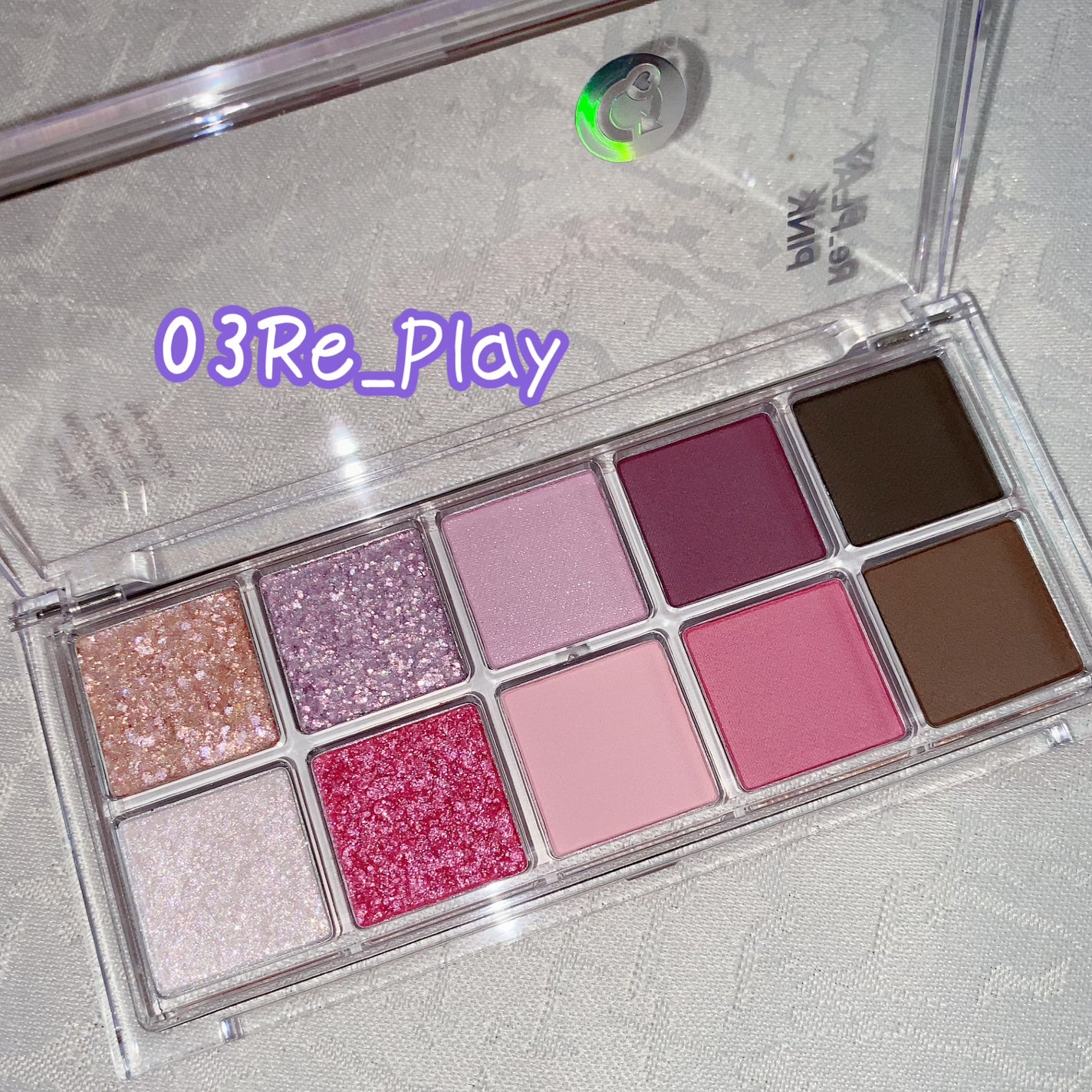 シーズナルブレンディングアイシャドウパレット/Peach C/アイシャドウパレットを使ったクチコミ(3枚目)