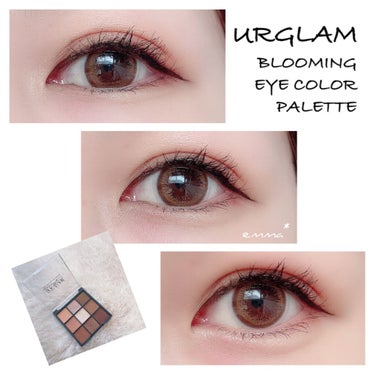 UR GLAM　BLOOMING EYE COLOR PALETTE/U R GLAM/パウダーアイシャドウを使ったクチコミ（1枚目）