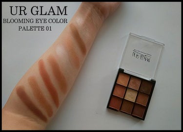 UR GLAM　BLOOMING EYE COLOR PALETTE/U R GLAM/アイシャドウパレットを使ったクチコミ（2枚目）