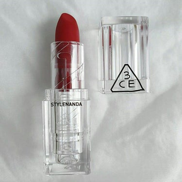 3CE SOFT MATTE LIPSTICK RED MUSE/3CE/口紅を使ったクチコミ（2枚目）