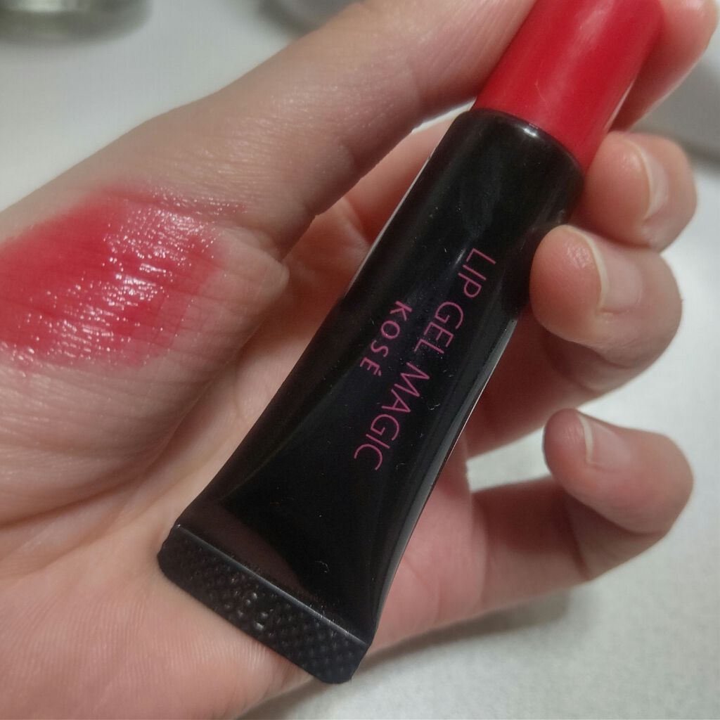 リップ ジェル マジック EX/コーセーコスメニエンス/リップオイルを使ったクチコミ(4枚目)