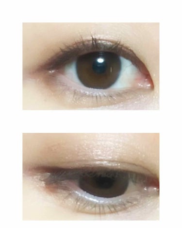 ナチュラルアイメイク

✔️ヴィセ グロッシーリッチアイズ
OR-06
左上のクリームベースを瞼全体に
右上を目頭から眉下にかけてブラシでぼかす

✔️ラブスイッチ
ピンクブラウンジェルアイライナー

