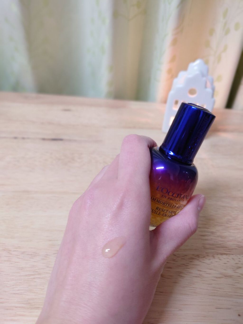 イモーテル オーバーナイトリセットセラム/L'OCCITANE/美容液を使ったクチコミ（3枚目）