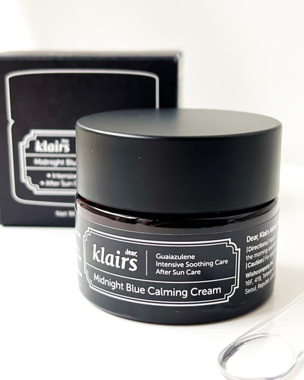 ミッドナイトブルーカーミングクリーム/Klairs/フェイスクリームを使ったクチコミ(5枚目)