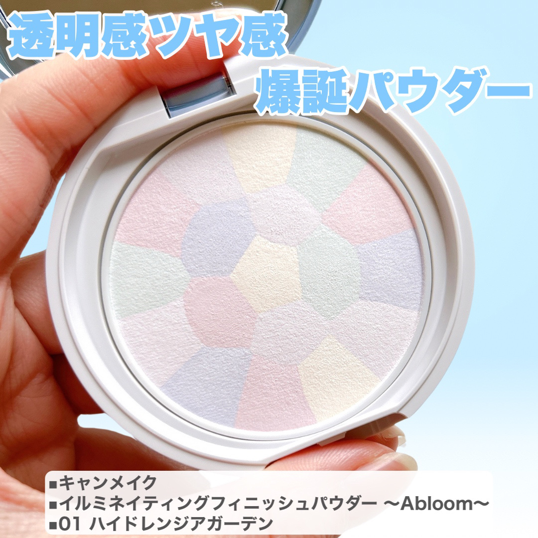 イルミネイティングフィニッシュパウダー　～Abloom～/キャンメイク/プレストパウダーを使ったクチコミ（2枚目）