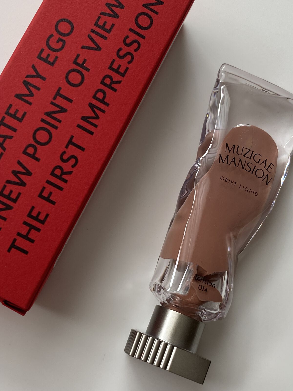 オブジェリキッド 014 Tension/MUZIGAE MANSION/口紅を使ったクチコミ（1枚目）