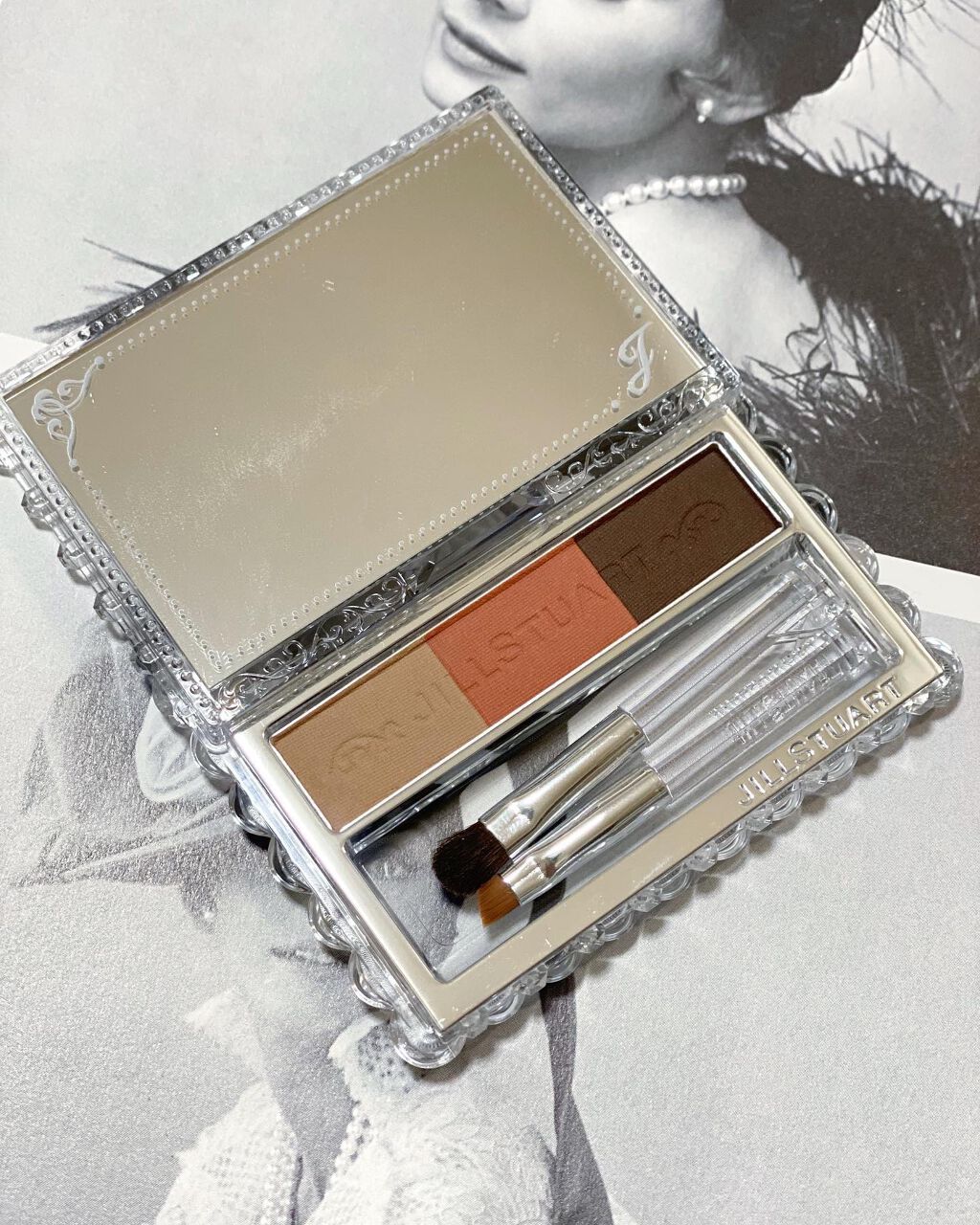 ジルスチュアート ニュアンスブロウパレット 03 orange shade/JILL STUART/パウダーアイブロウを使ったクチコミ（1枚目）