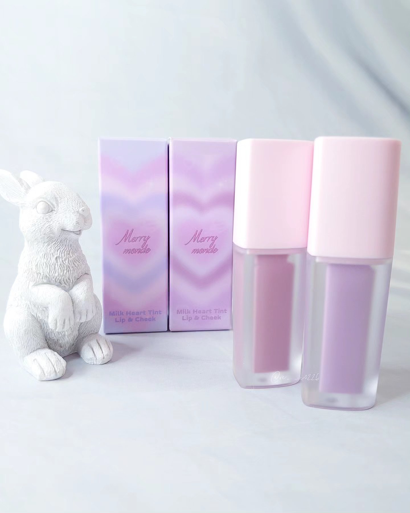 ミルクハートティントリップアンドチーク ミュートミルク/Merrymonde/リップティントを使ったクチコミ（1枚目）