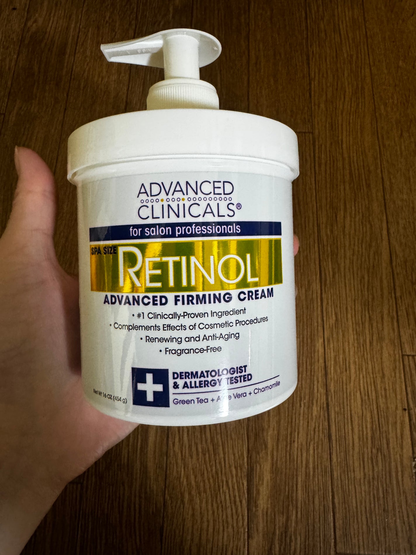 レチノールアドバンスドファーミングクリーム/ADVANCED CLINICALS/ボディクリームを使ったクチコミ(1枚目)