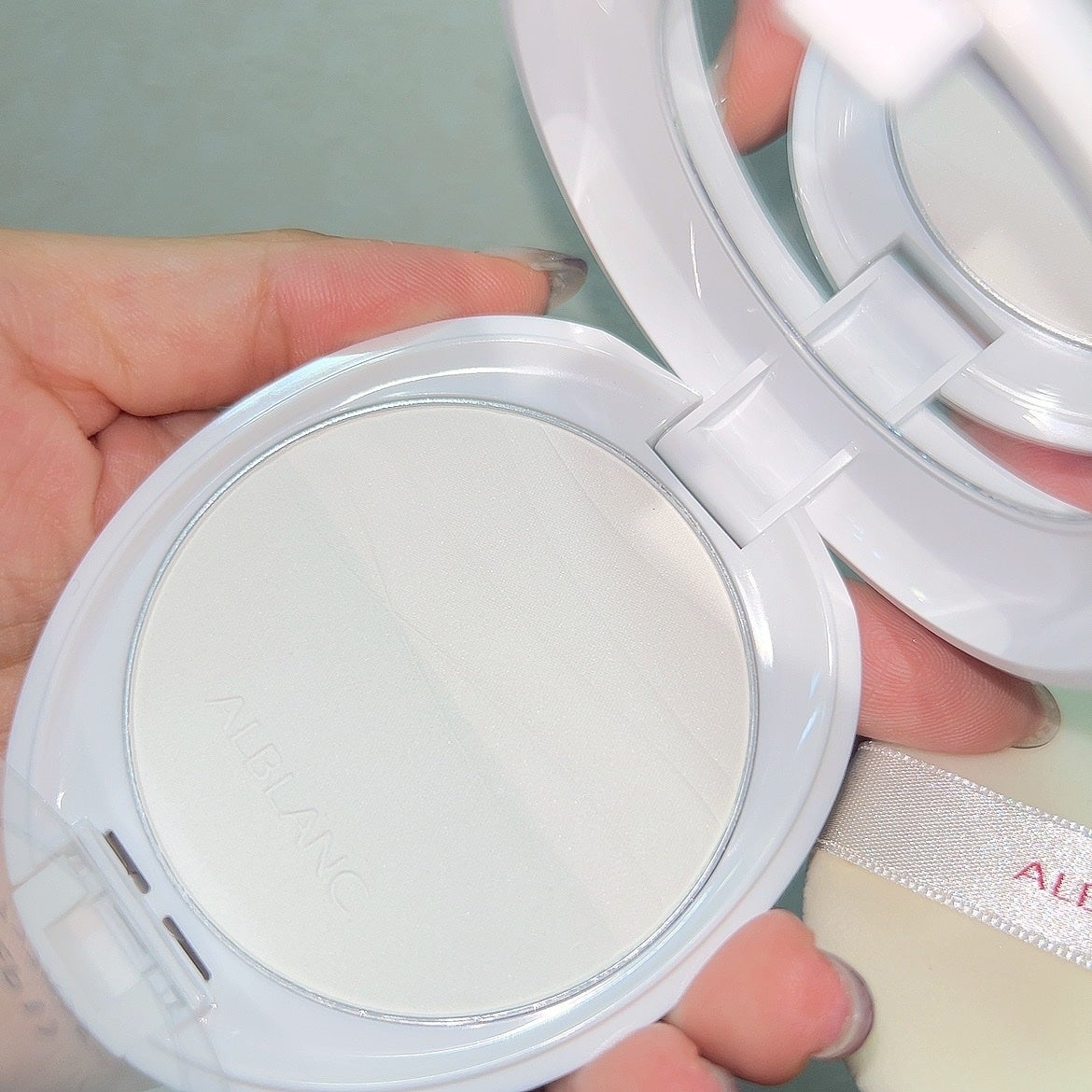 クラリティブラン フィニッシャー/ALBLANC/プレストパウダーを使ったクチコミ(4枚目)