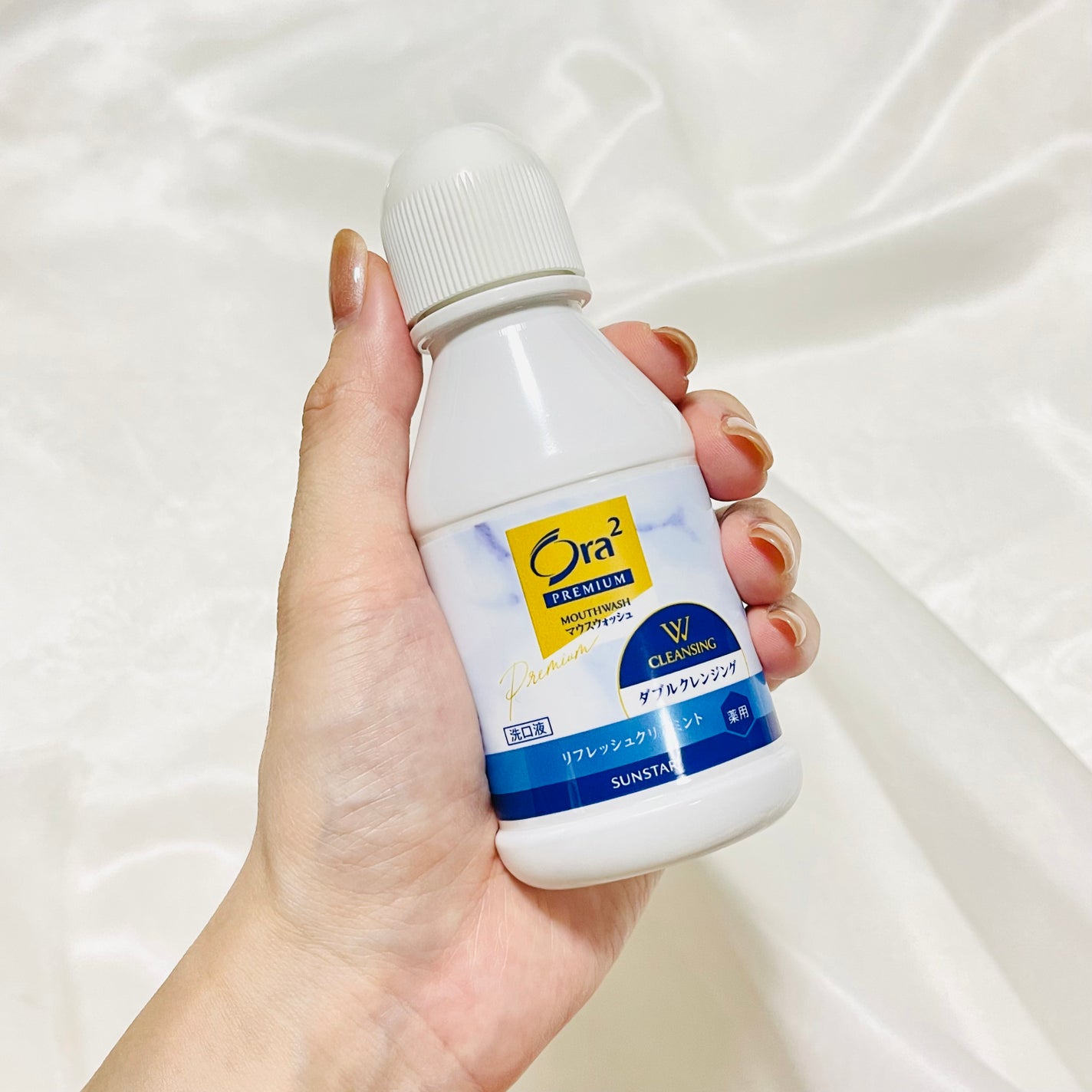 オーラツープレミアム マウスウォッシュ ダブルクレンジング リフレッシュクリアミント/オーラツー/マウスウォッシュ・スプレーを使ったクチコミ(3枚目)