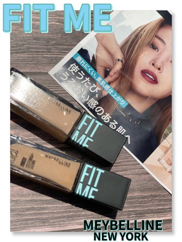 フィットミー リキッドファンデーション R/MAYBELLINE NEW YORK/リキッドファンデーションを使ったクチコミ（1枚目）