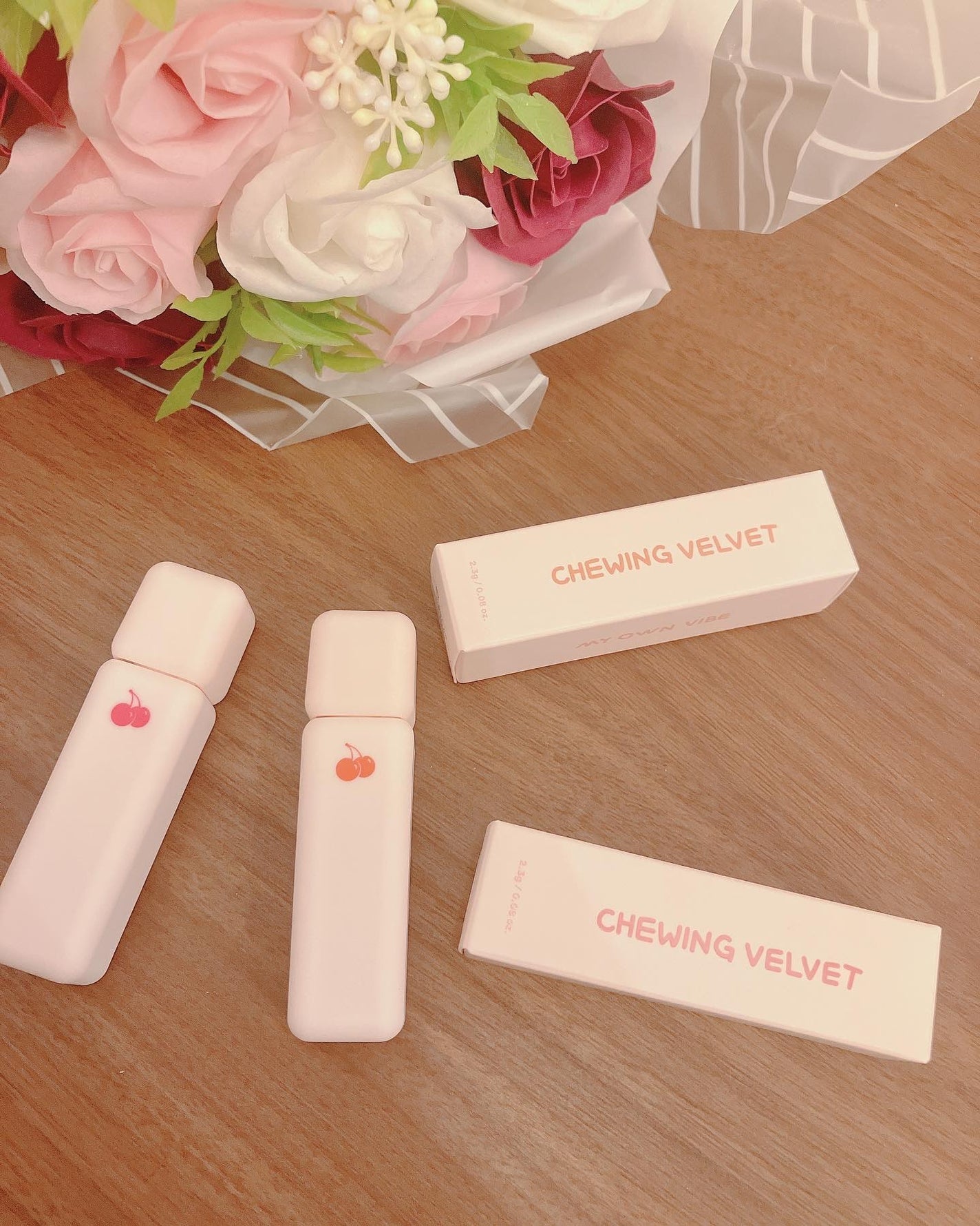 チューインガムベルベットティント/KIRSH(キルシー)/リップティントを使ったクチコミ(7枚目)