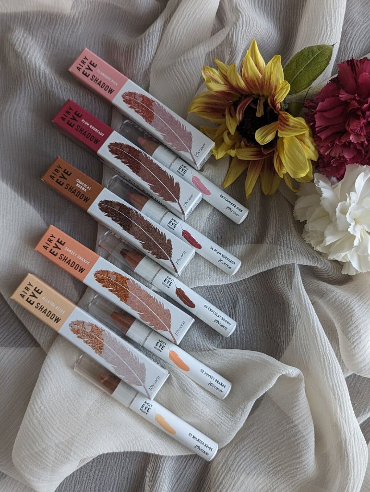 ジョイココ エアリーアイシャドウ/Joy.coco(ジョイココ)/単色アイシャドウを使ったクチコミ(2枚目)