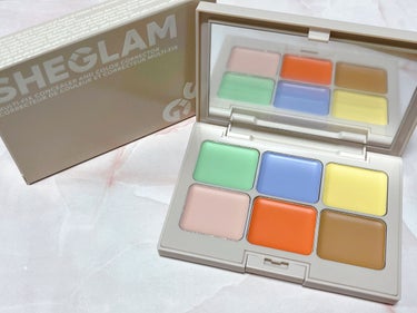 マルチフィックスコンシーラー＆カラーコレクター/SHEGLAM/パレットコンシーラーを使ったクチコミ（1枚目）