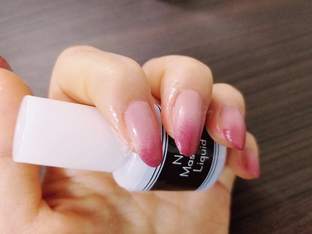 ネイルマスキングリキッド/セリア/ネイル用品を使ったクチコミ（2枚目）