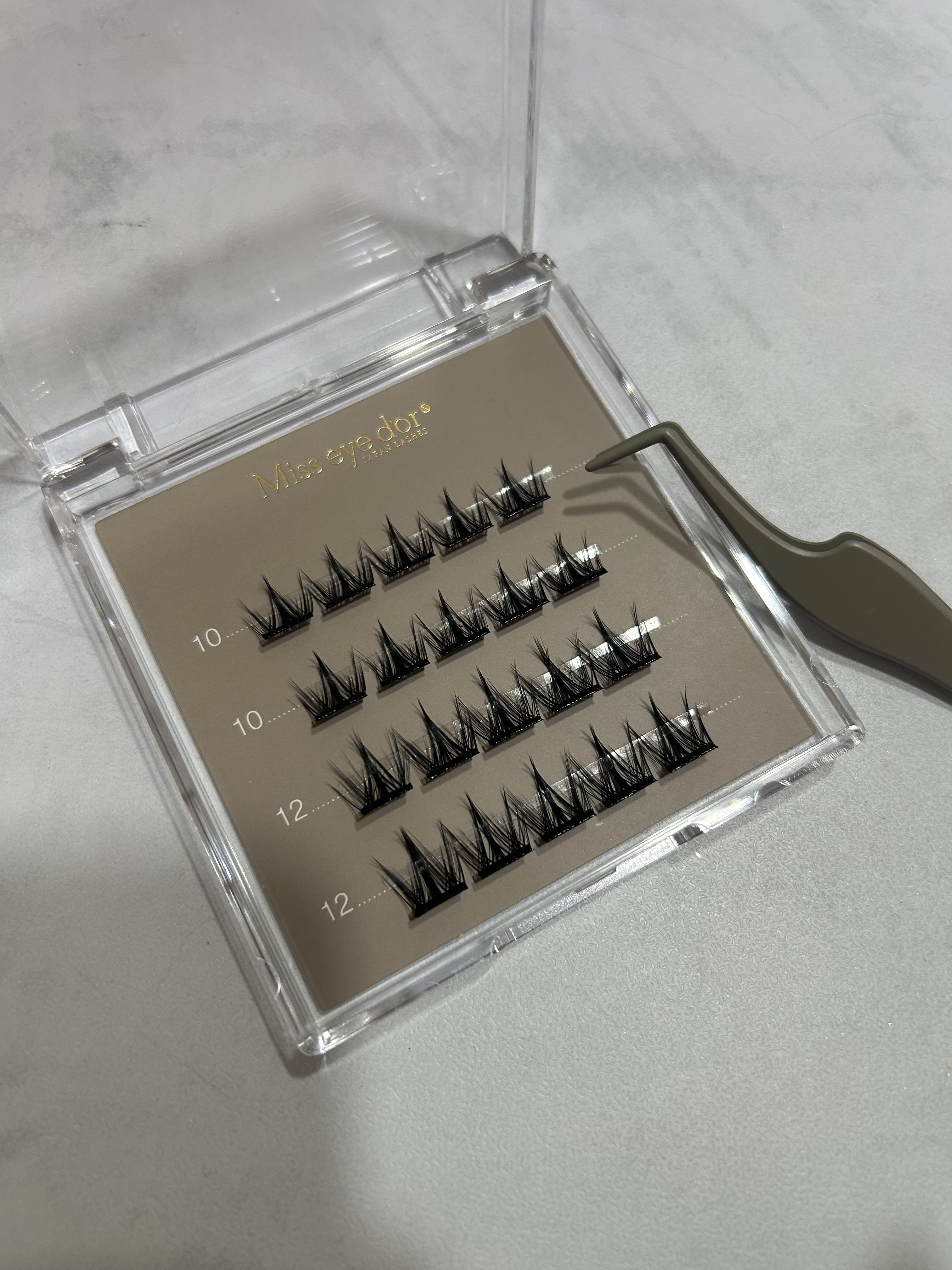 1秒まつエク クラウンタイプ ブラック（10-12mm）/Miss eye d'or/つけまつげを使ったクチコミ（2枚目）