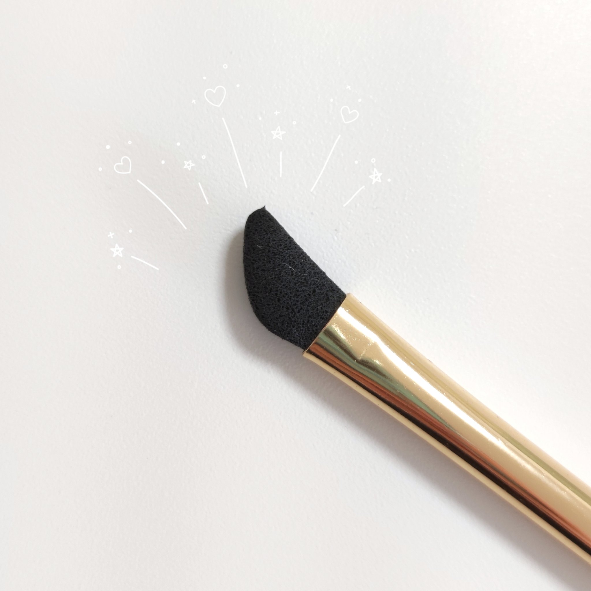 MFLアイシャドウチップ(ポイント)/moitiful/メイクブラシを使ったクチコミ（2枚目）