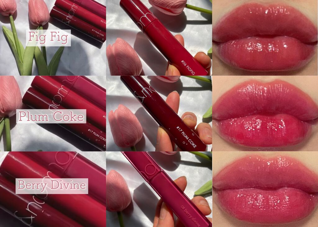 ジューシーラスティングティント/rom&nd/リップティントを使ったクチコミ（2枚目）