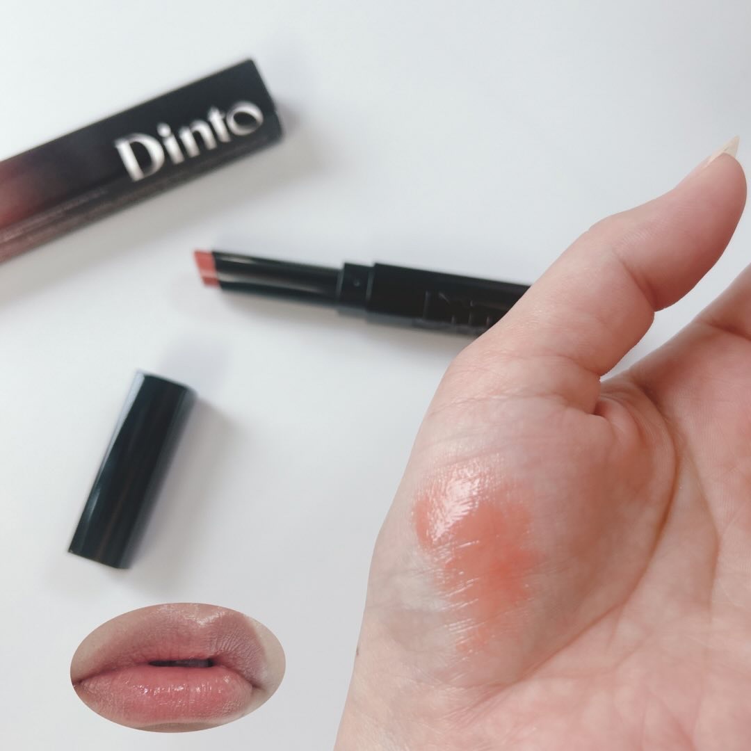 メルティンググロウリップバーム 308 ヴィレット/Dinto/リップバームを使ったクチコミ（2枚目）