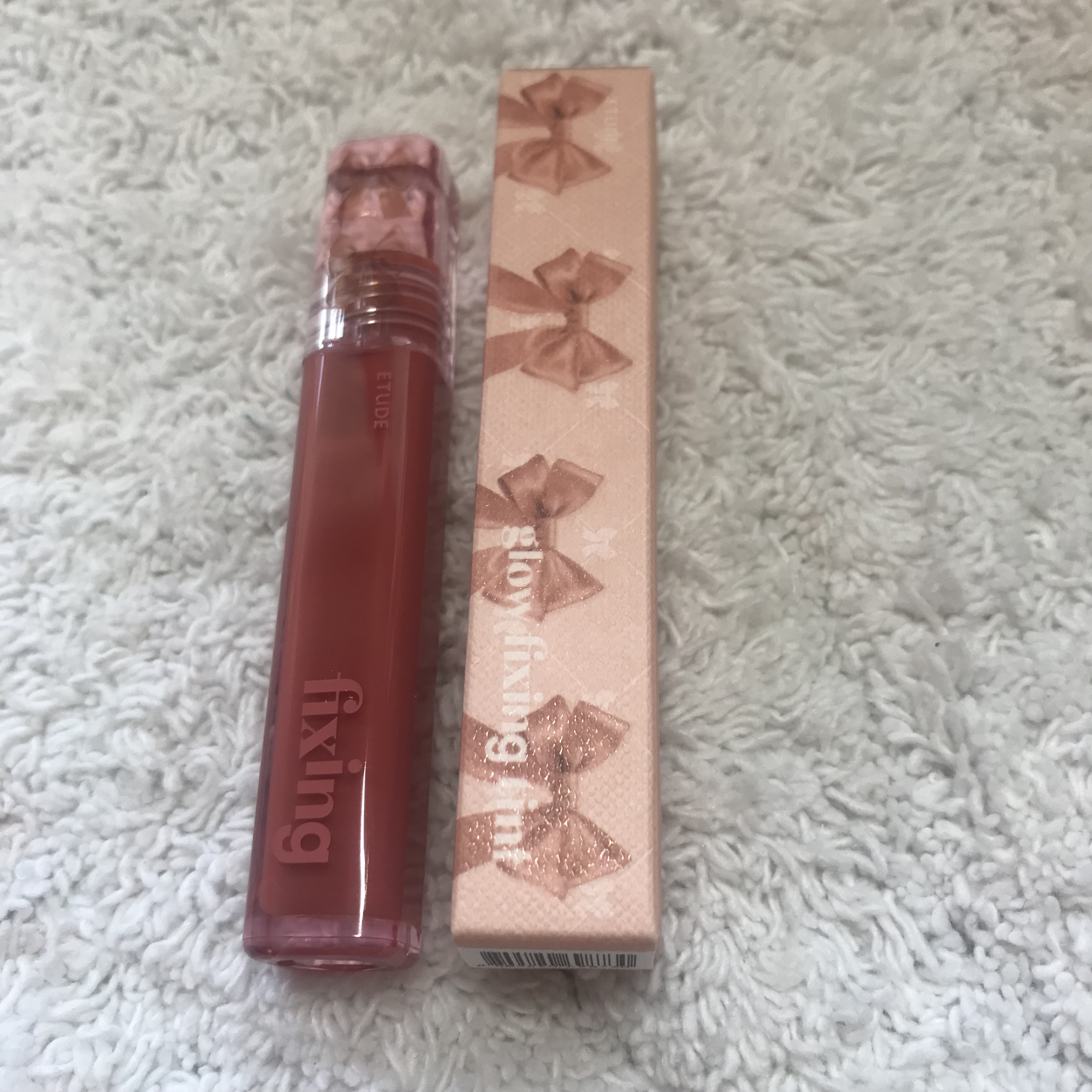 グロウ フィクシングティント ライチベージュ/ETUDE/リップティントを使ったクチコミ（2枚目）