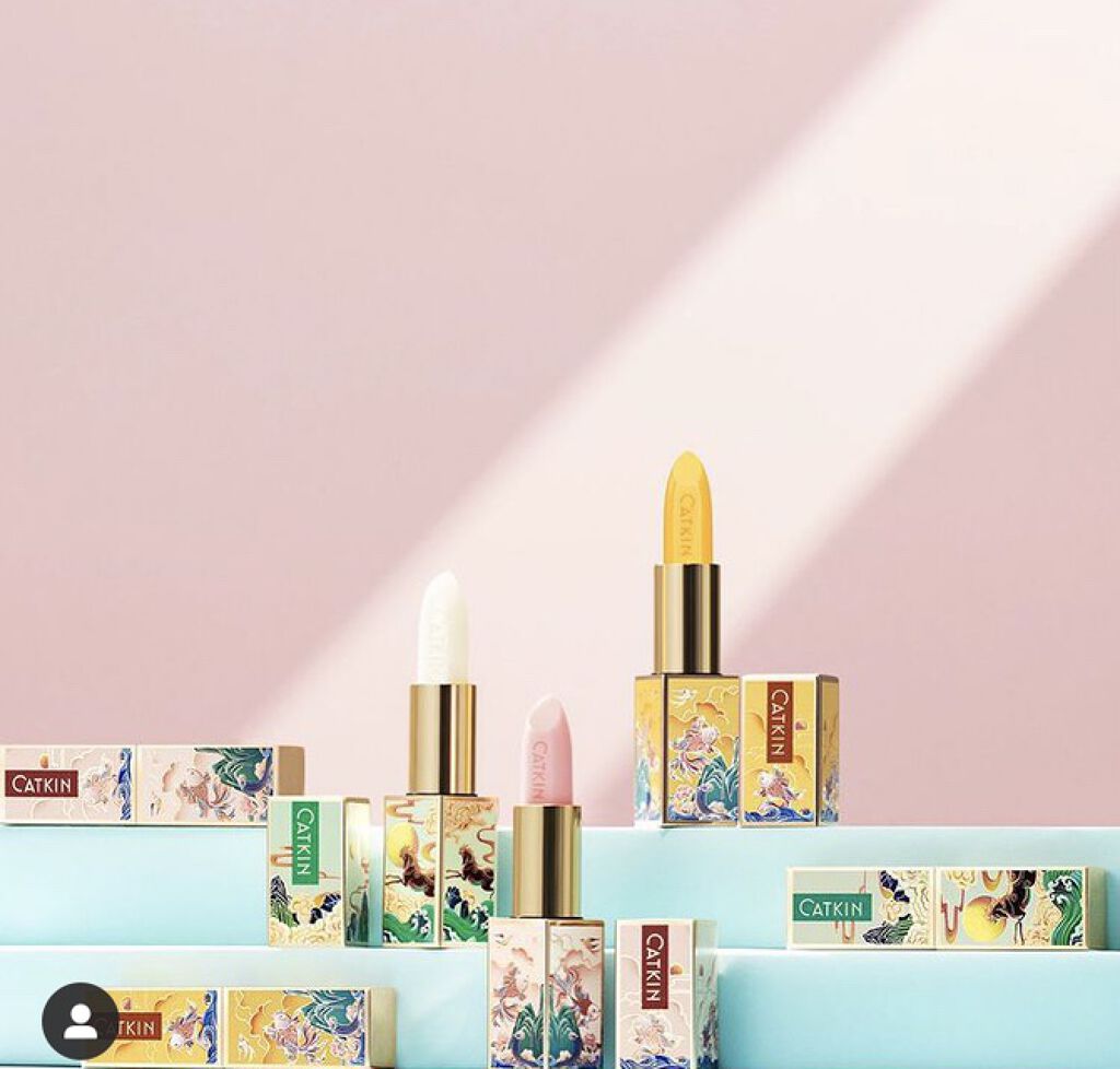 春江花月 保湿リップクリーム/CATKIN/リップケアを使ったクチコミ（2枚目）