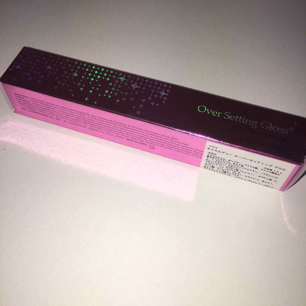 Over Setting Gloss/VOV （韓国）/リップグロスを使ったクチコミ（1枚目）