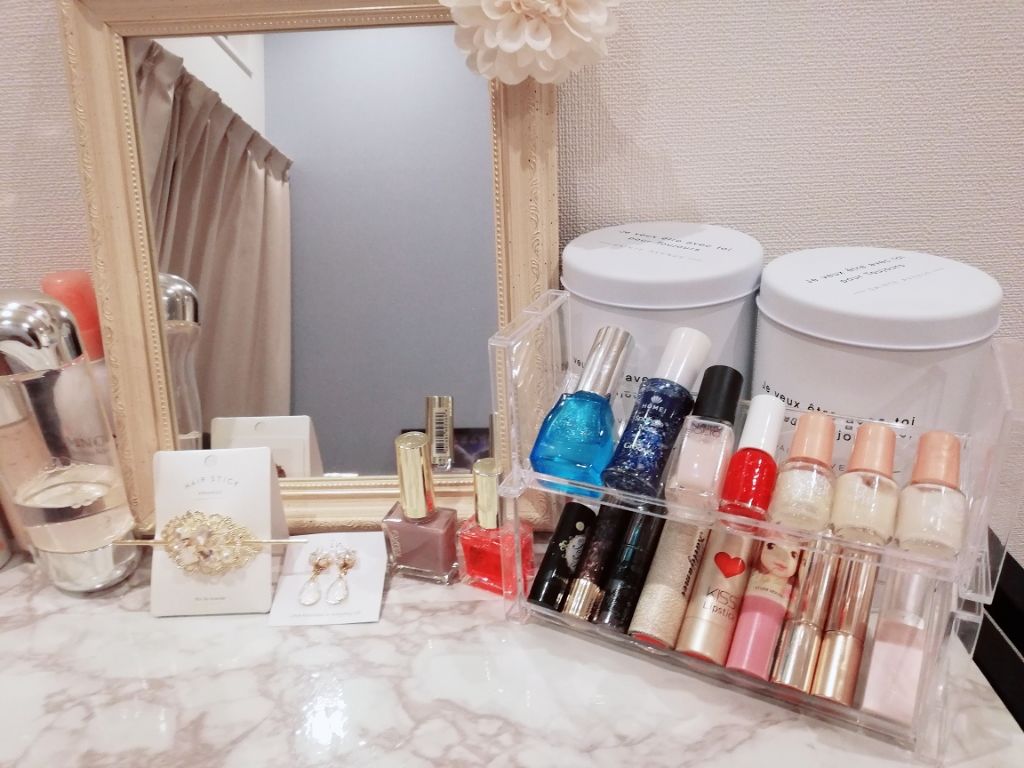 3段式クリアーケース/DAISO/その他化粧小物を使ったクチコミ(2枚目)