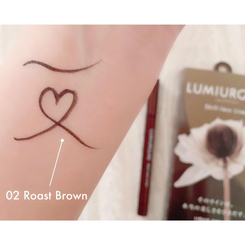 スキルレスライナー/LUMIURGLAS/リキッドアイライナーを使ったクチコミ（2枚目）