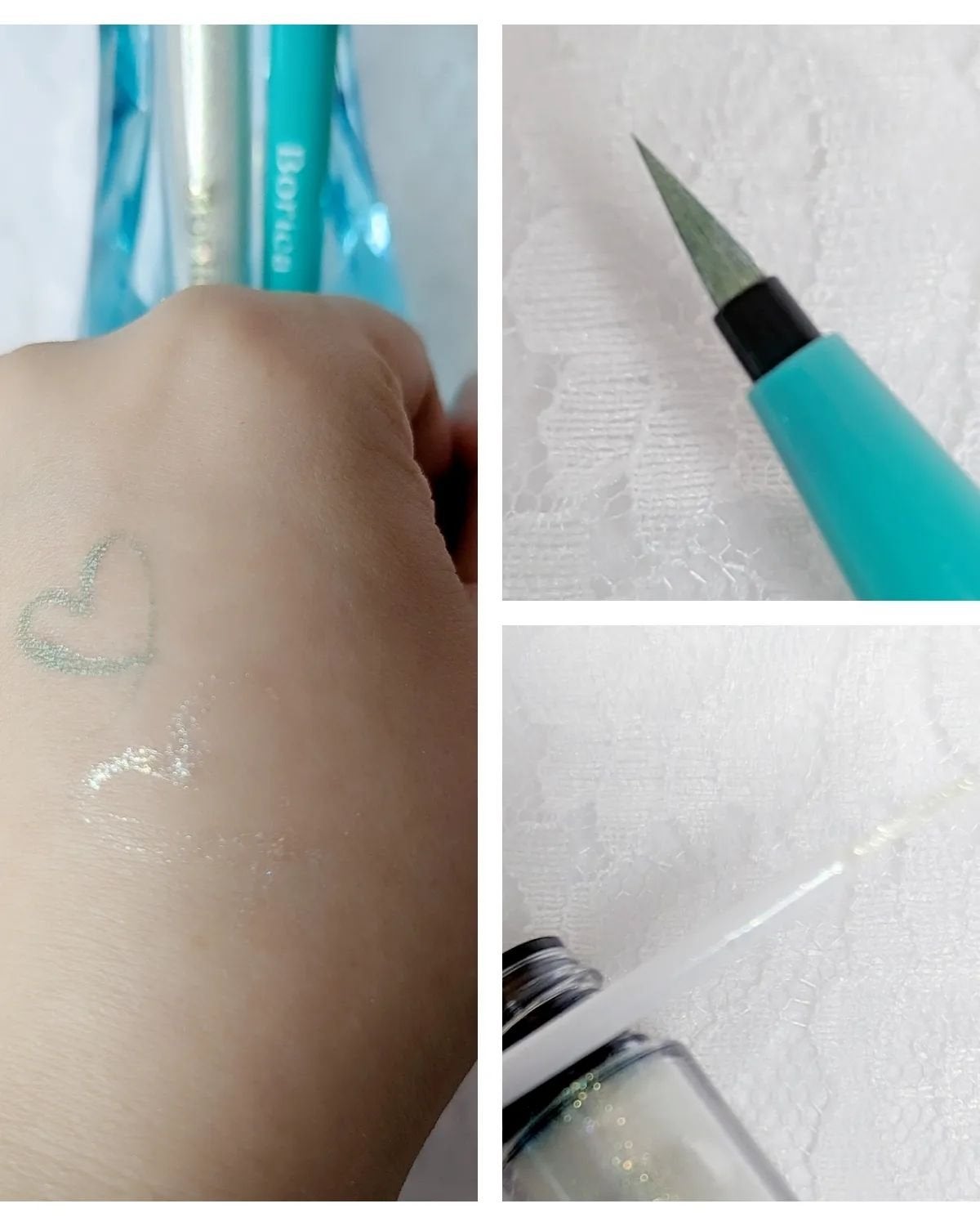 美容液ラメライナー/Borica/リキッドアイライナーを使ったクチコミ(2枚目)