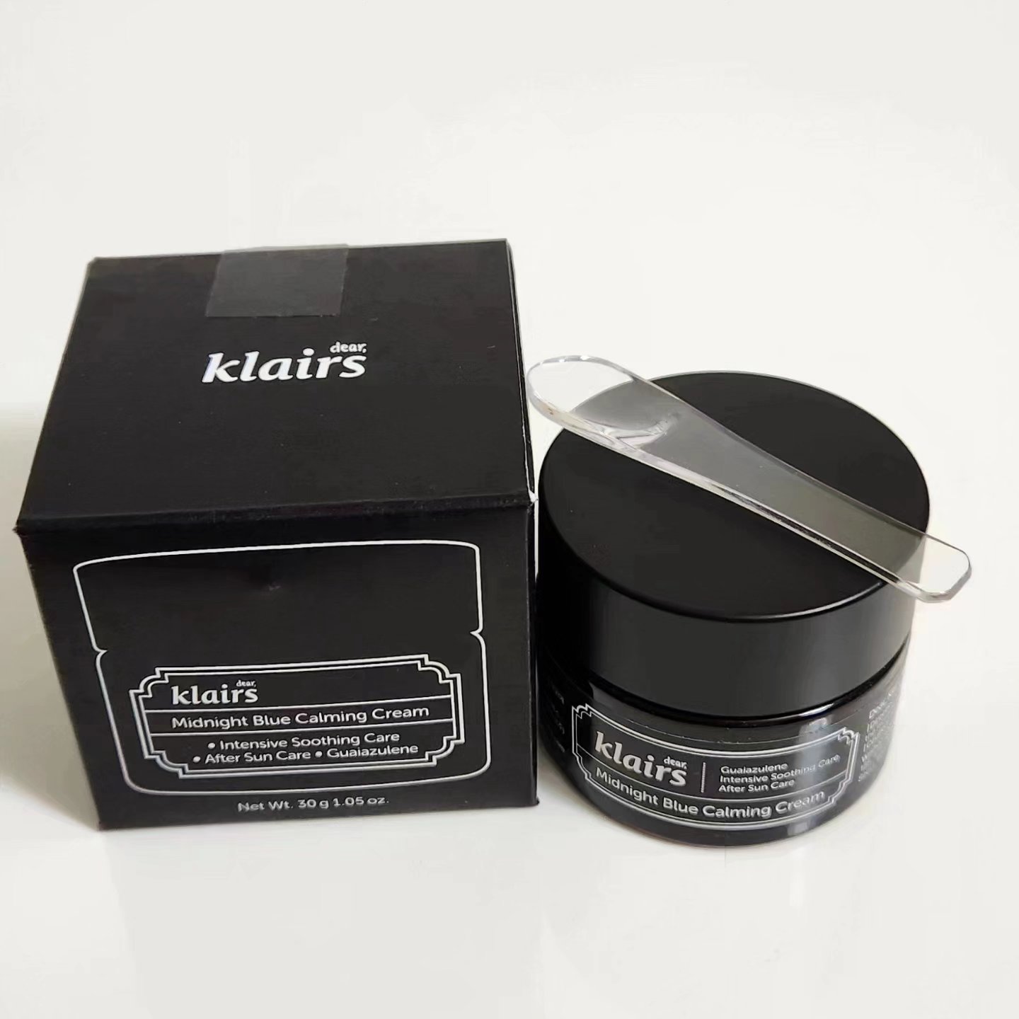ミッドナイトブルーカーミングクリーム 30ml/Klairs/フェイスクリームを使ったクチコミ（1枚目）