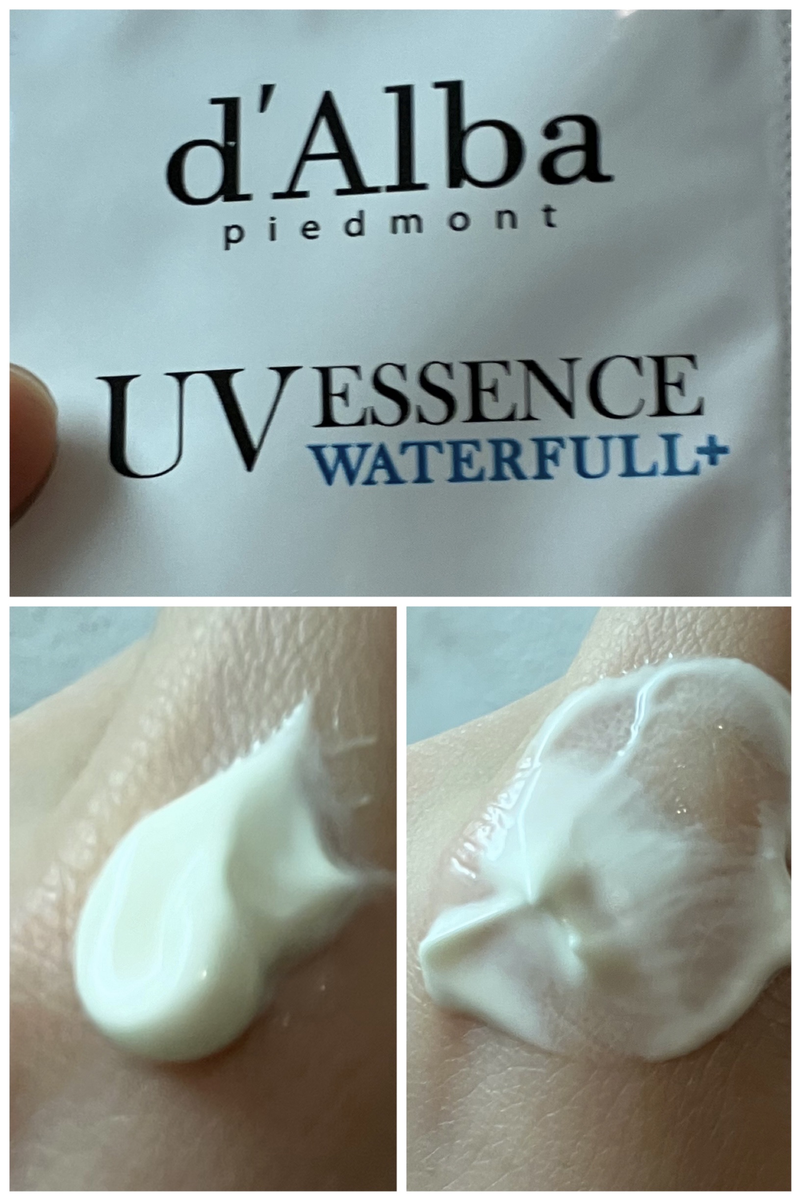 ダルバ ウォータフル エッセンス サンクリーム/ダルバ/日焼け止めクリームを使ったクチコミ（1枚目）