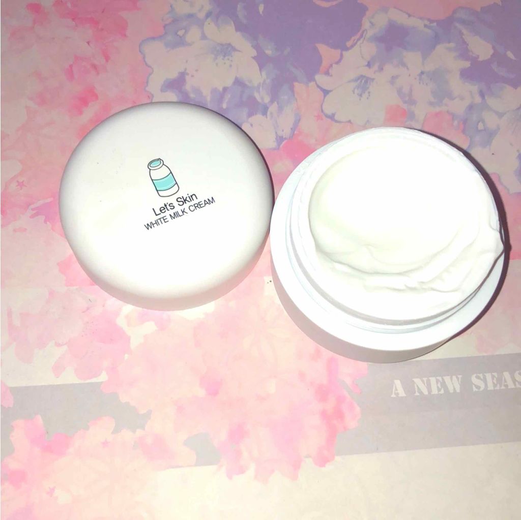 レッツスキン ホワイト ミルククリーム/SHINBEE JAPAN /フェイスクリームを使ったクチコミ（1枚目）