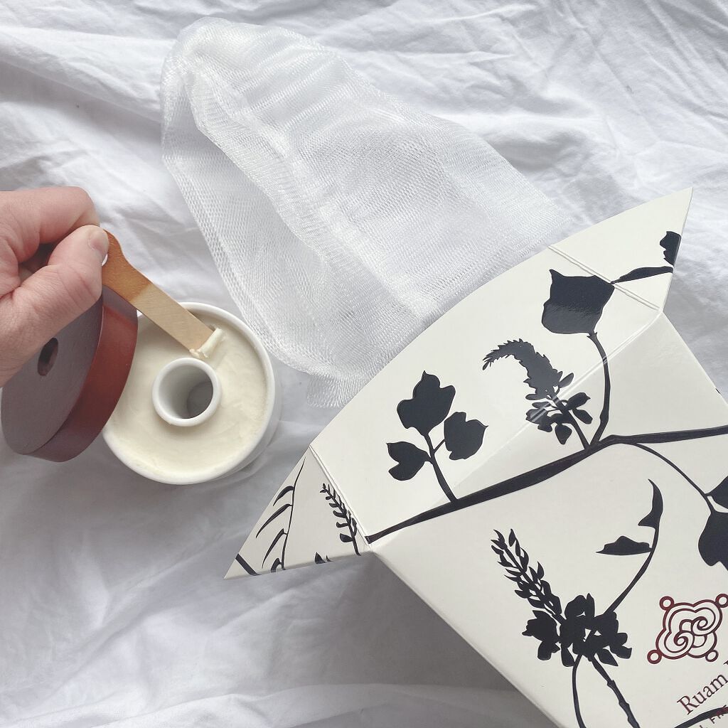 生せっけん ポット [ホワイト] オリジナル/Ruam Ruam/洗顔フォームを使ったクチコミ（1枚目）