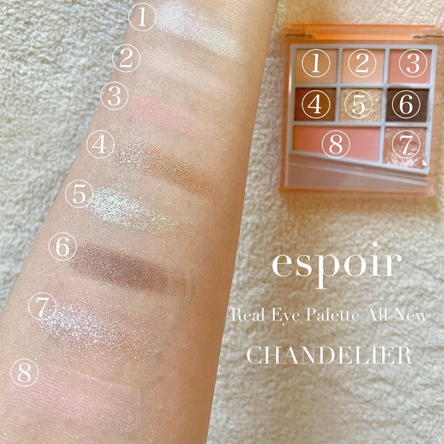 シャンデリアエディション(アイシャドウ/リップグロス)/espoir/メイクアップキットを使ったクチコミ(4枚目)