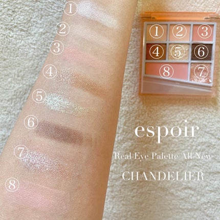 シャンデリアエディション(アイシャドウ/リップグロス)/espoir/メイクアップキットを使ったクチコミ(4枚目)