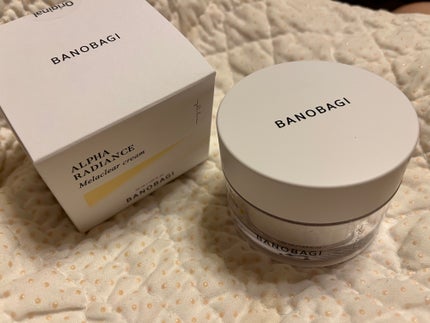 アルファラディアンスメラクリア クリーム/BANOBAGI/フェイスクリームを使ったクチコミ(1枚目)