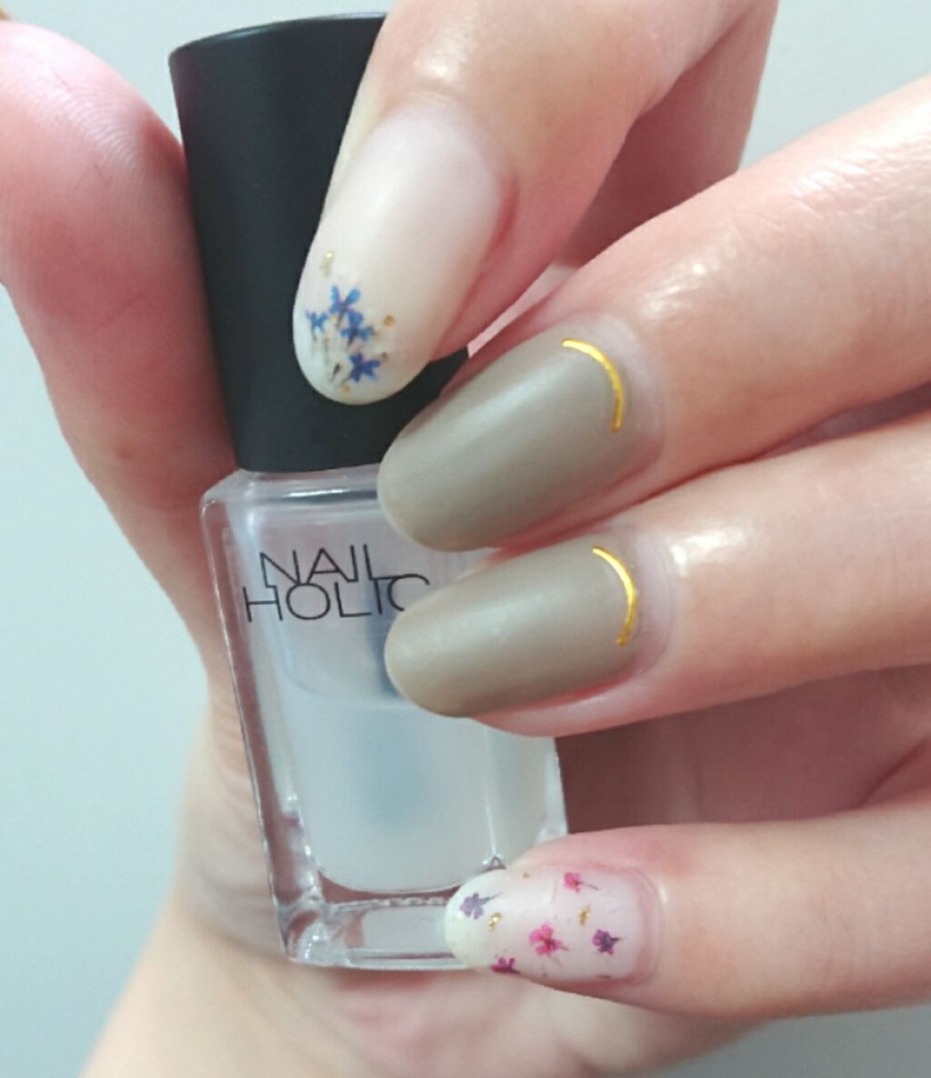 ネイルホリック ネイルホリックの口コミ マット押し花ネイル 今回は前の押し花ネイ By もちこ Lips ネイルホリック ネイルホリックの口コミ マット押し花ネイル 今回は前の押し花ネイ By もちこ Lips