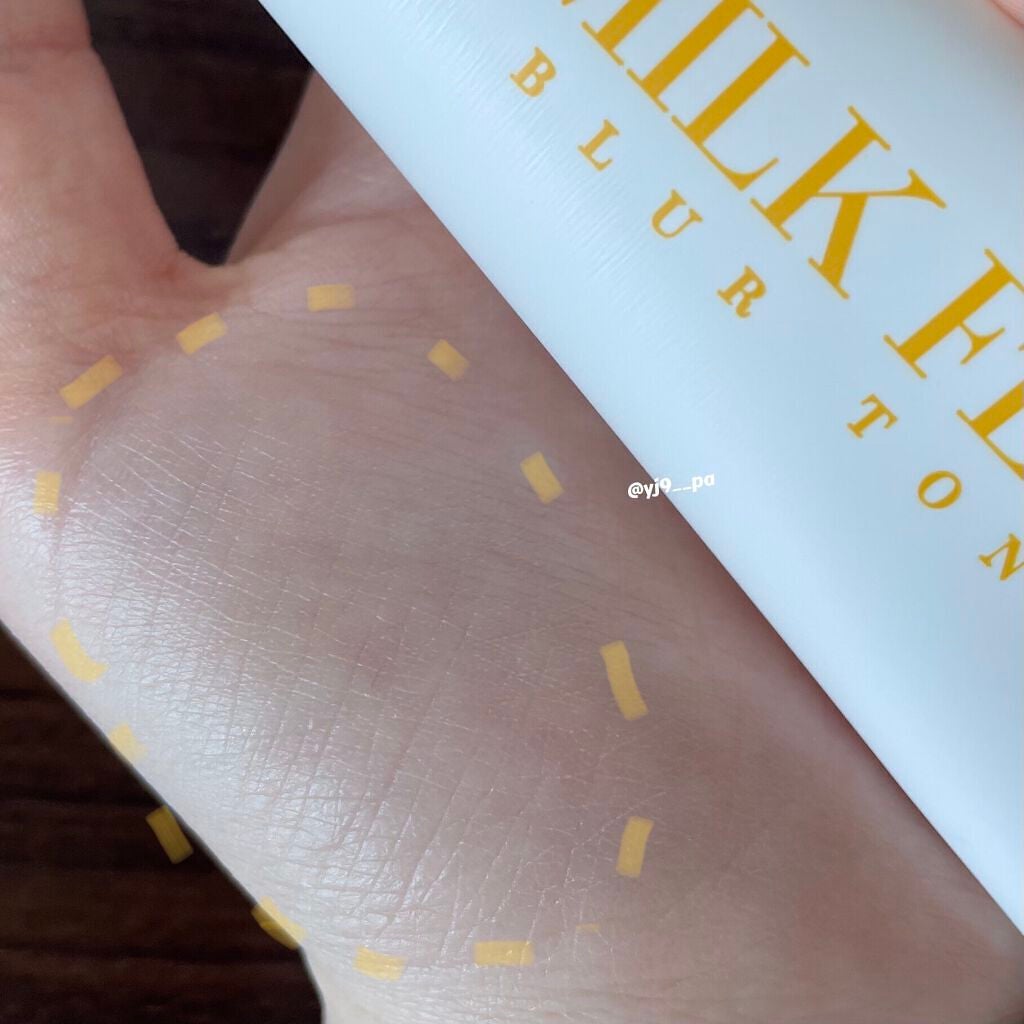 MILK FLOWER BLUR TONE UP/BLACK ROUGE/化粧下地を使ったクチコミ(4枚目)