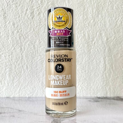 カラーステイ ロングウェア メイクアップ/REVLON/リキッドファンデーションを使ったクチコミ(1枚目)