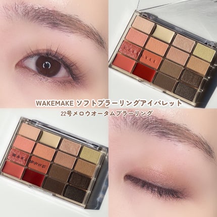 ソフトブラーリングアイパレット/wakemake/アイシャドウパレットを使ったクチコミ(9枚目)