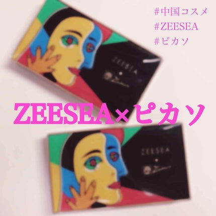 ZEESEA ×PICASSO COLOREYESHADOW/ZEESEA/アイシャドウパレットを使ったクチコミ(1枚目)