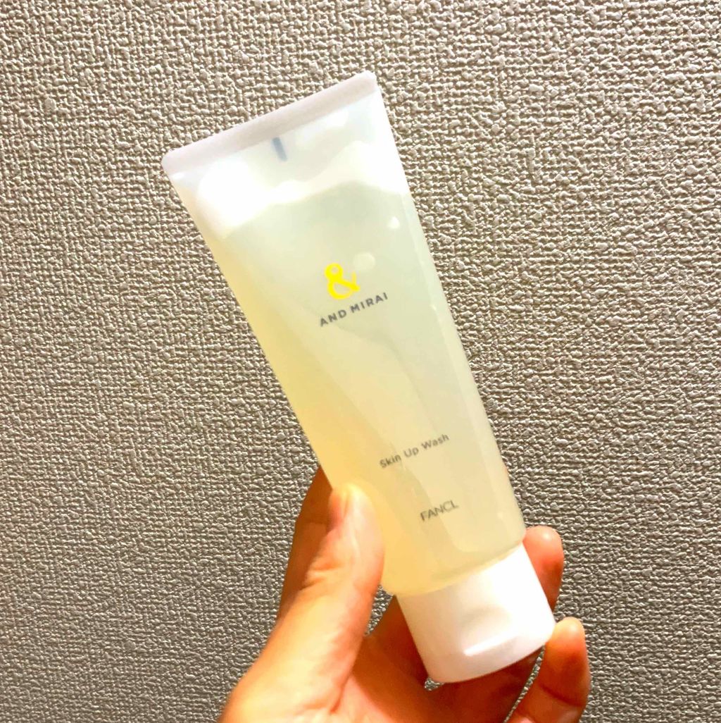 スキンアップウォッシュ/AND MIRAI/洗顔フォームを使ったクチコミ(1枚目)