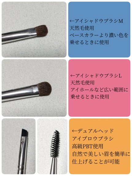 6 Pieaces Eye Makeup Brush Set/DUcare/メイクブラシを使ったクチコミ(3枚目)