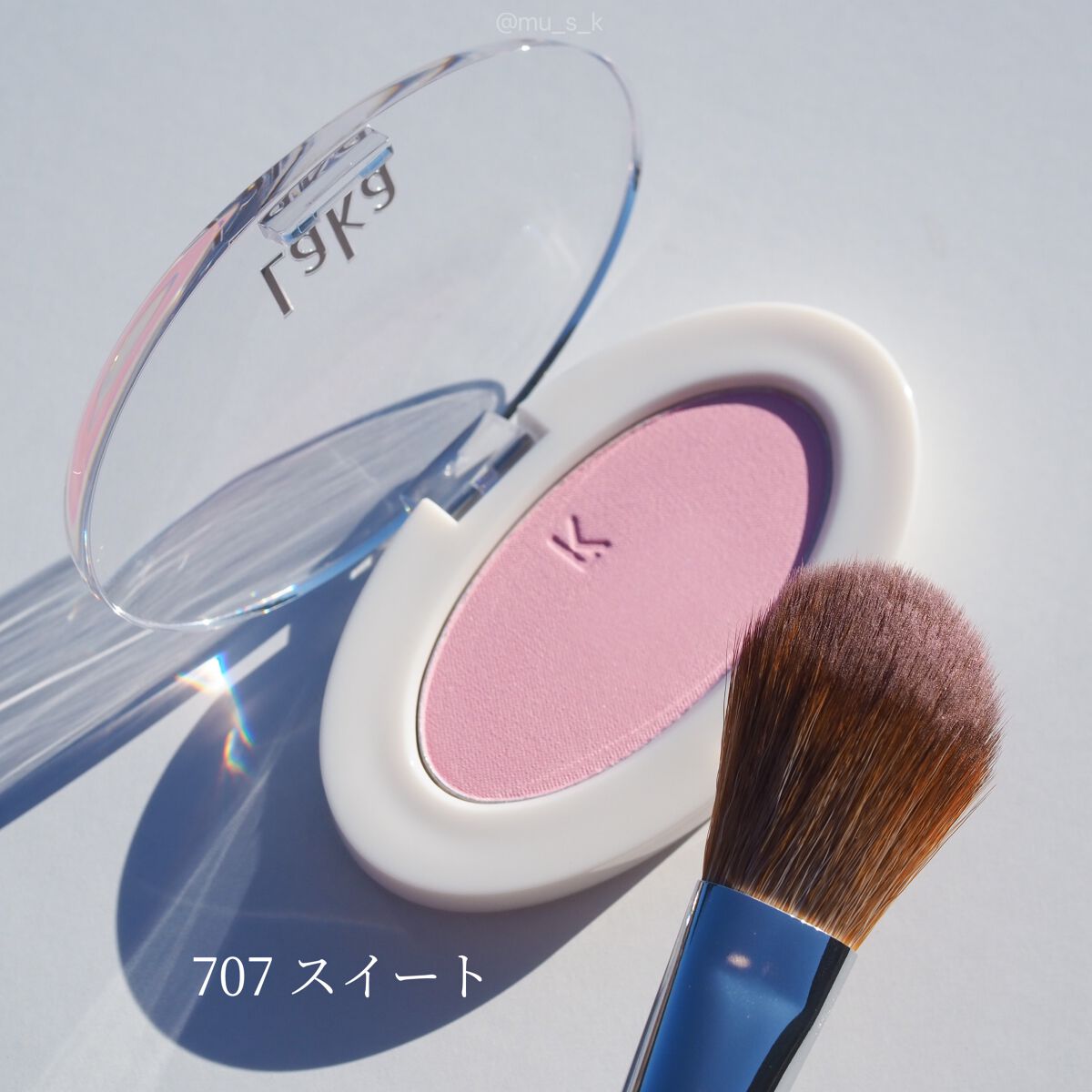 MU♡フォロバ on LIPS 「新作Lakaラブシルクブラッシュ全9色の新作チークQoo10に..」(2枚目)