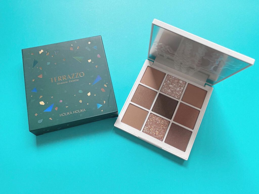 TERRAZZO Shadow palette 01/HOLIKA HOLIKA/アイシャドウパレットを使ったクチコミ（1枚目）