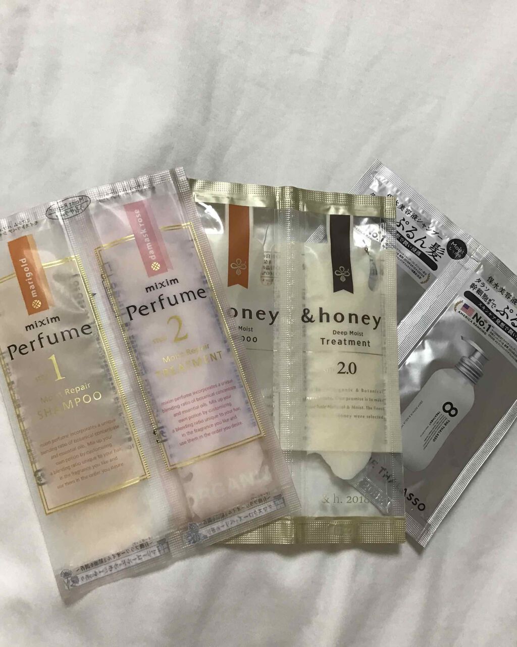 ディープモイスト シャンプー1.0／ヘアトリートメント2.0/&honey/市販シャンプーを使ったクチコミ（2枚目）