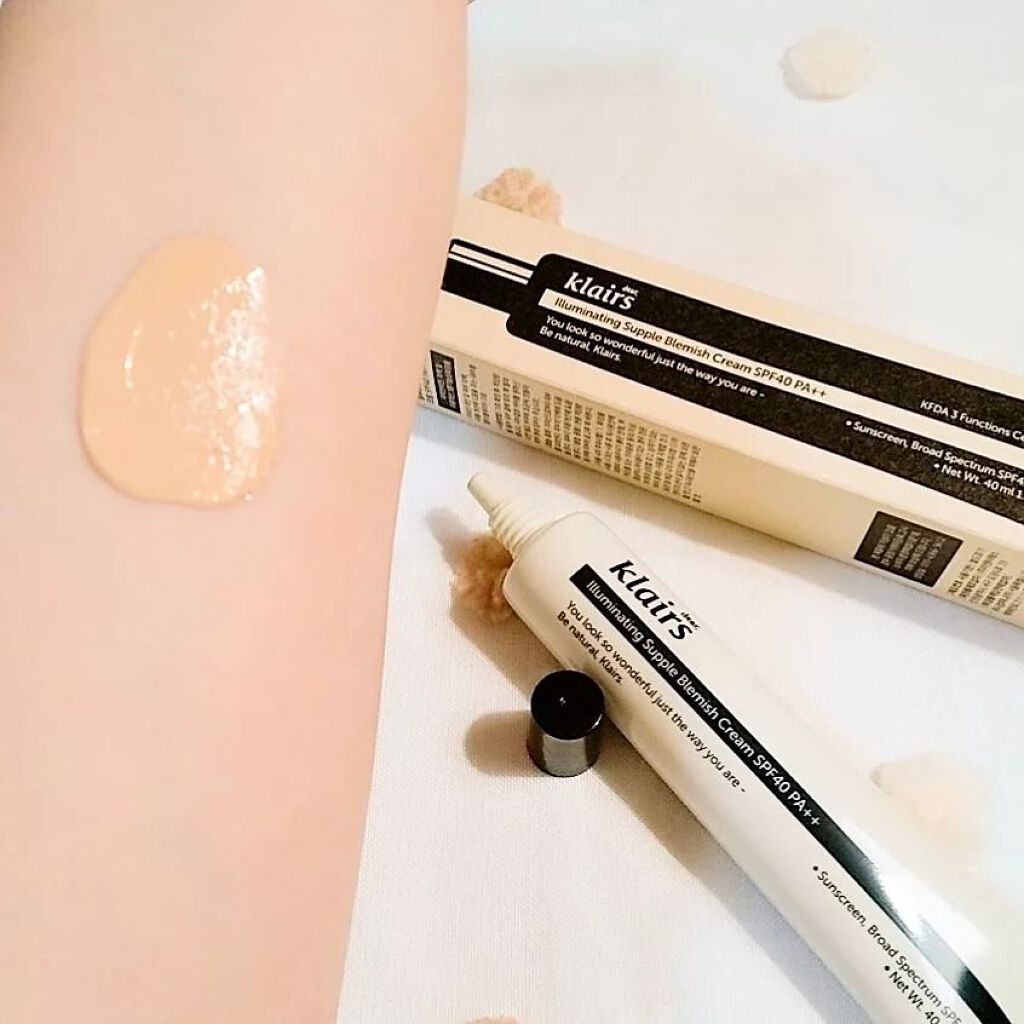 イルミネーティングサプルブレミッシュクリーム(40ml)/Klairs/化粧下地を使ったクチコミ(3枚目)