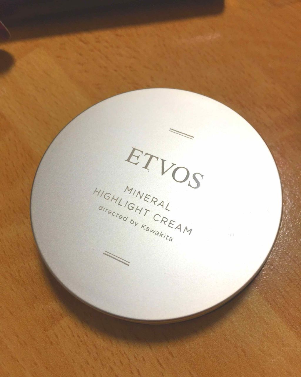 ミネラルハイライトクリーム/エトヴォス/クリームハイライトを使ったクチコミ（1枚目）