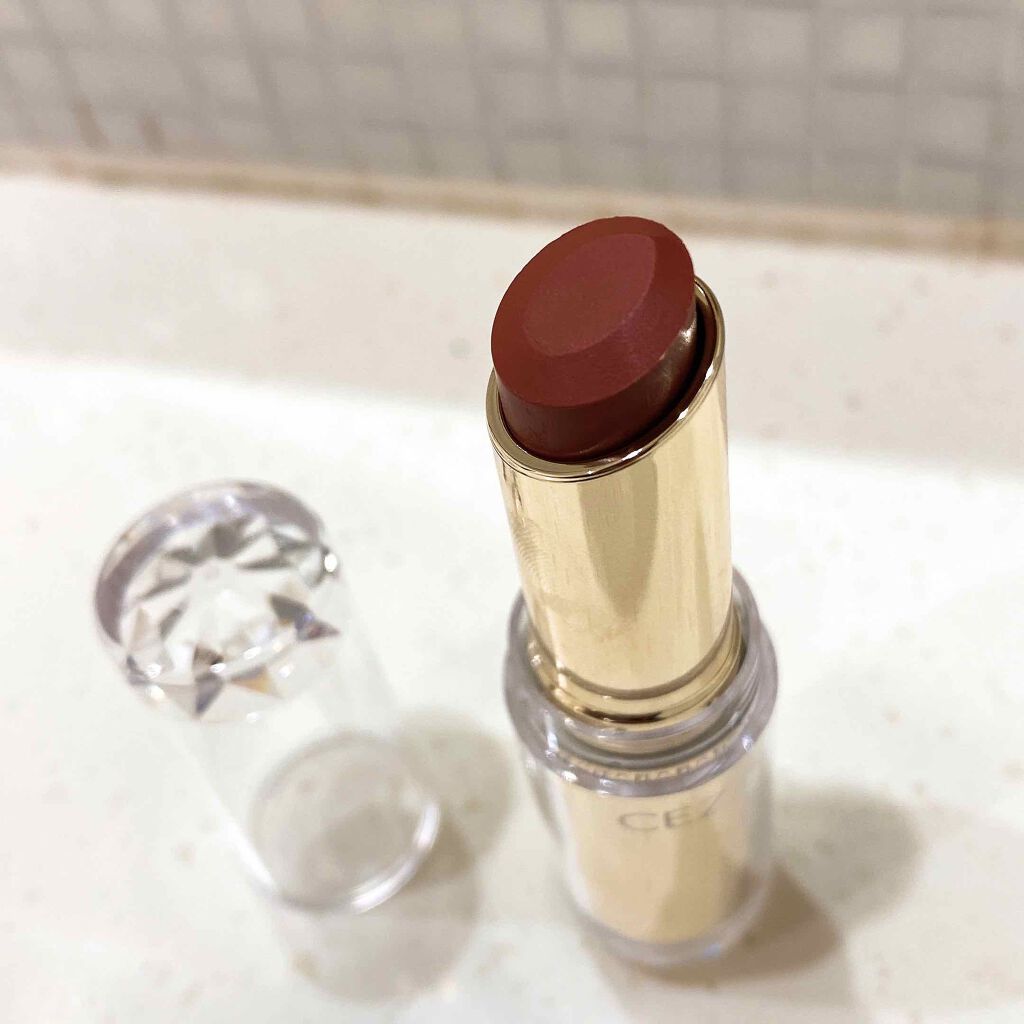 ラスティンググロスリップ/CEZANNE/口紅を使ったクチコミ(3枚目)